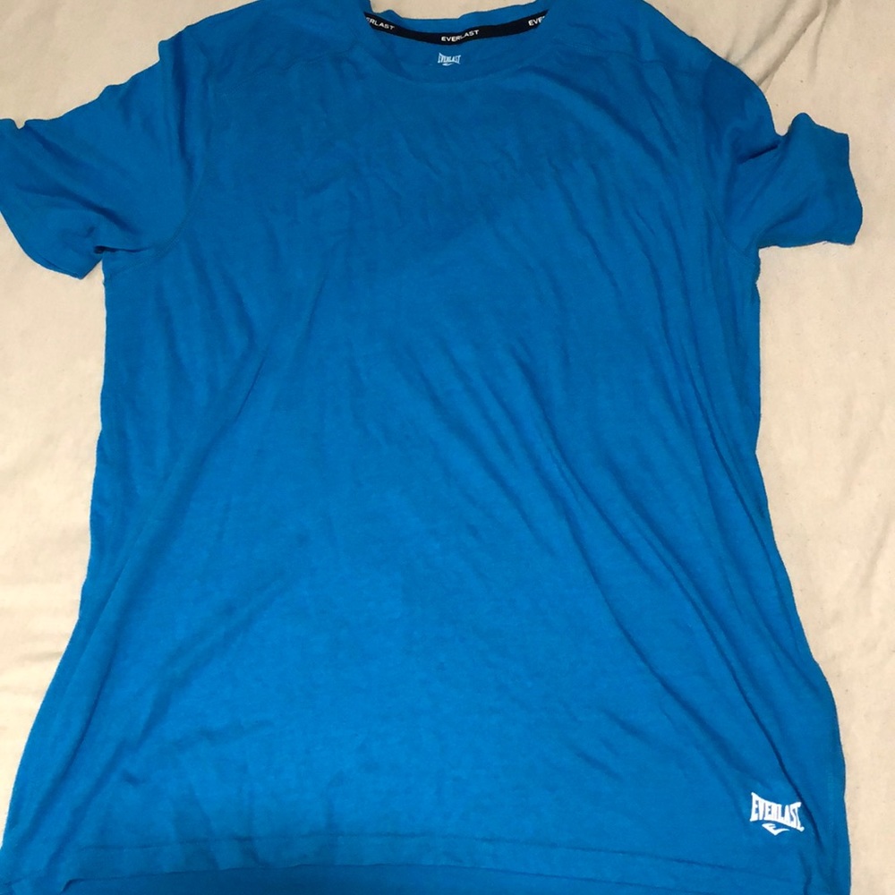 Blue Everlast t shirt